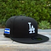 New Era LA Black White El Salvador Flag Side Patch 950