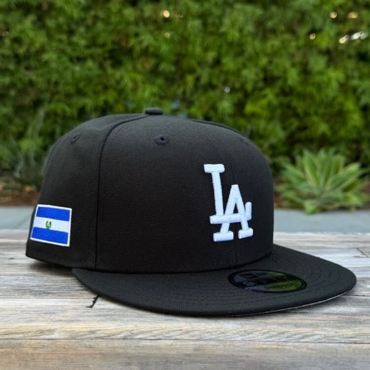 New Era LA Black White El Salvador Flag Side Patch 950