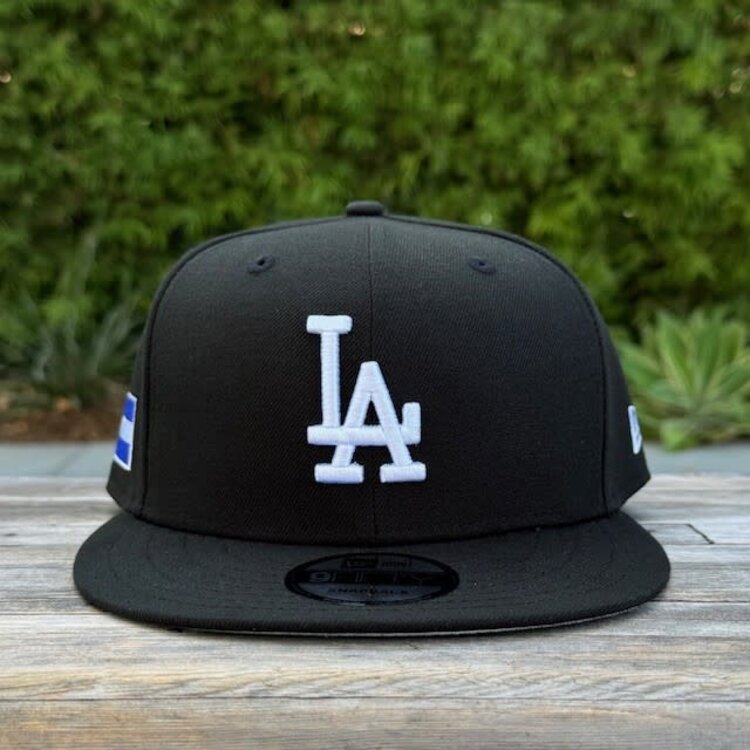 New Era LA Black White El Salvador Flag Side Patch 950