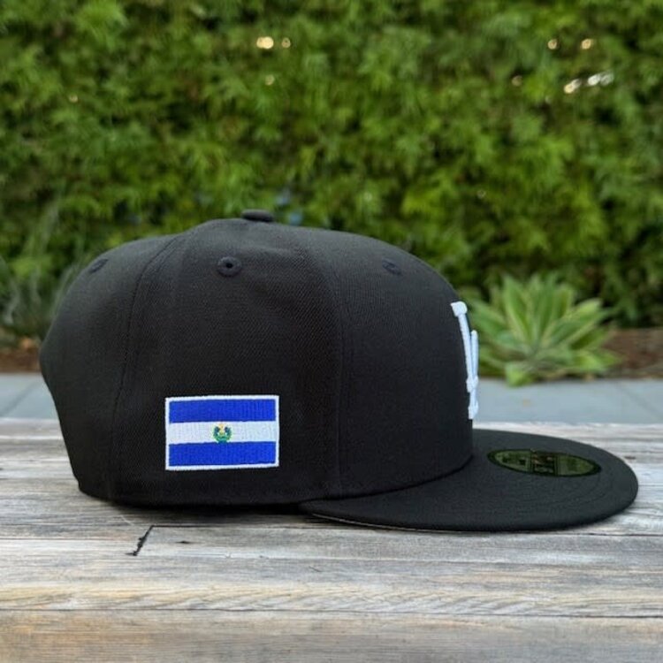 New Era LA Black White El Salvador Flag Side Patch 950