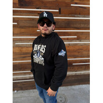 New Era LA Dodgers Men's 2025 World Series Champs Black Hoodie