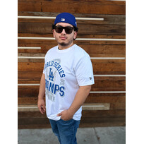 New Era LA Dodgers Men's 2025 World Series Champs Trophy White