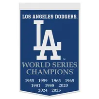 Wincraft LA Dodgers Wool 24"x38" World Series Champions Banner