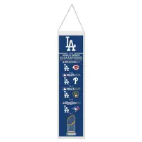 Wincraft LA Dodgers Road to World Series Champions Wool Banner
