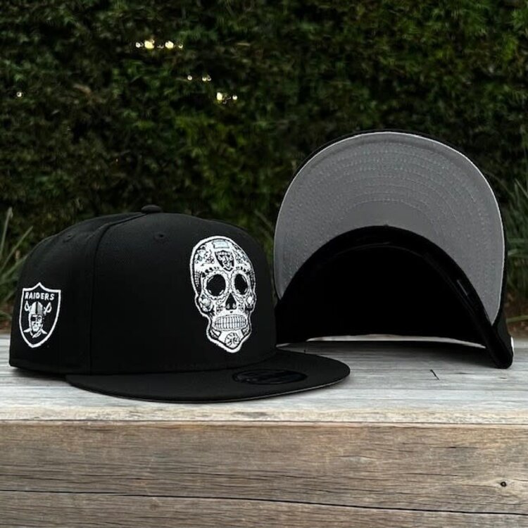 New Era Raiders Black Sugar Skull Shield SP 950