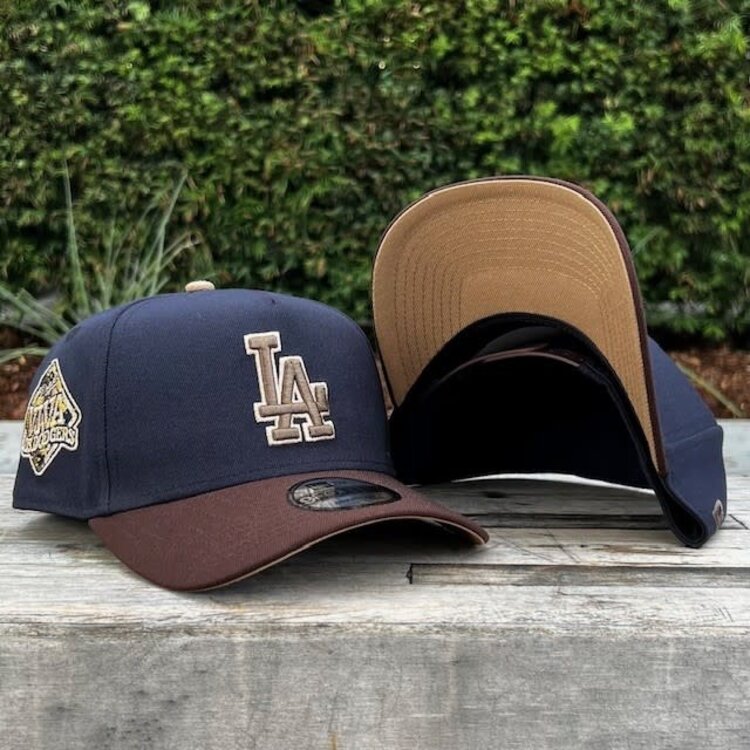 New Era LA Dodgers Navy/Dark Brown Outline Viva SP 940 A-Frame
