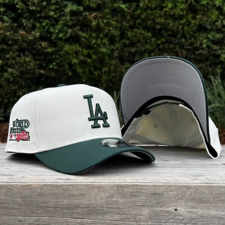New Era LA Dodgers Ivory/Dark Green 1981 World Series 940 A-Frame