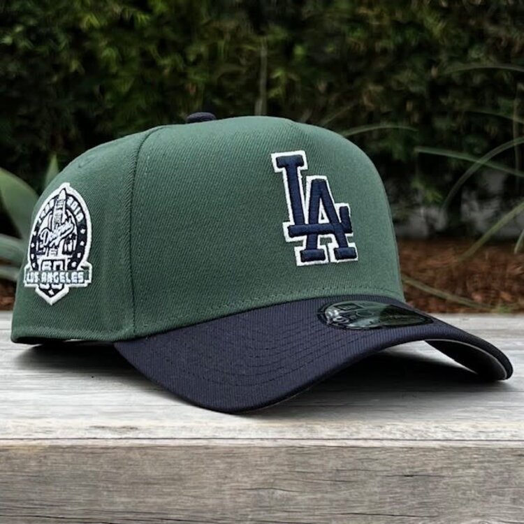 New Era LA Dodgers Green/Navy 60th Anniversary 940 A-Frame