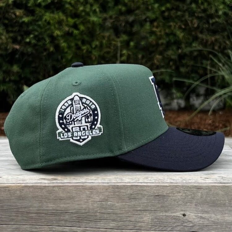 New Era LA Dodgers Green/Navy 60th Anniversary 940 A-Frame