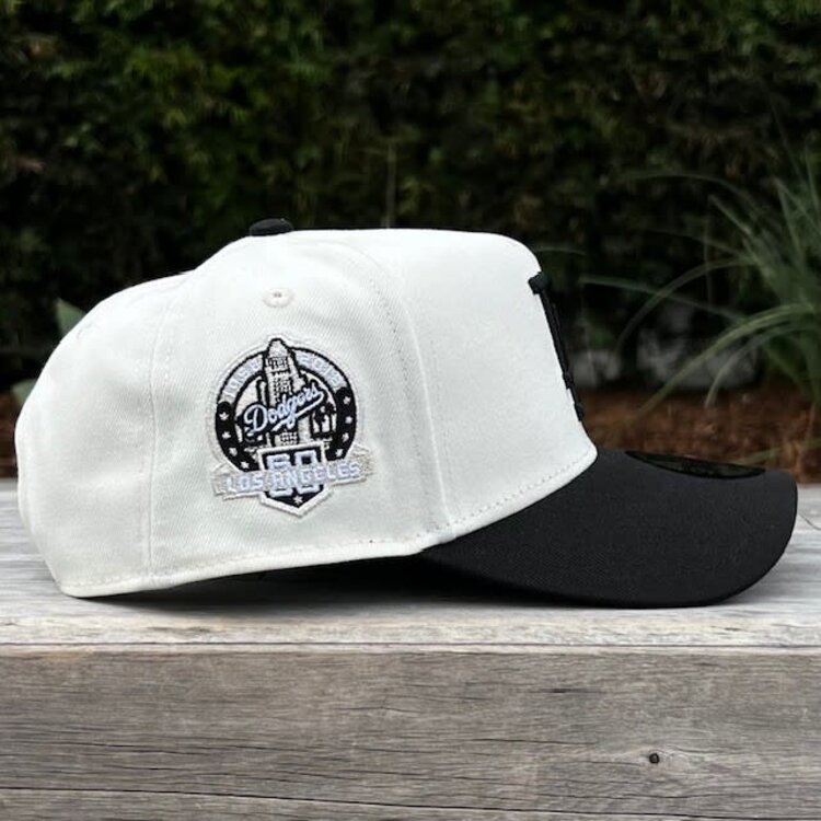 New Era LA Dodgers Ivory/Black 60th Anniversary 940 A-Frame