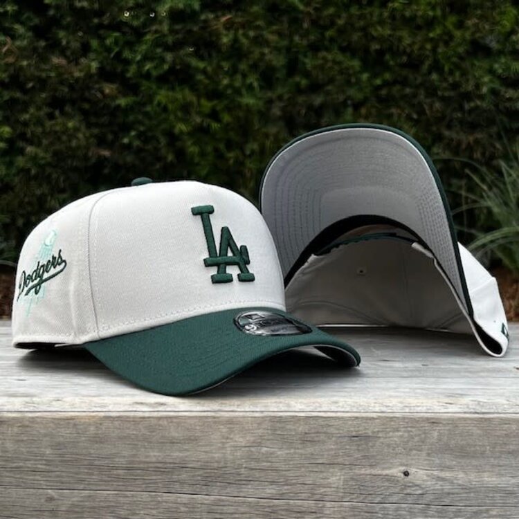 New Era LA Dodgers Stone/Dark Green Shooting Ball SP 940 A-Frame