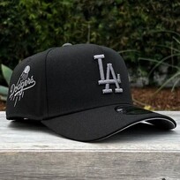 New Era LA Dodgers Black Dark Gray Shooting Ball 940 A-Frame