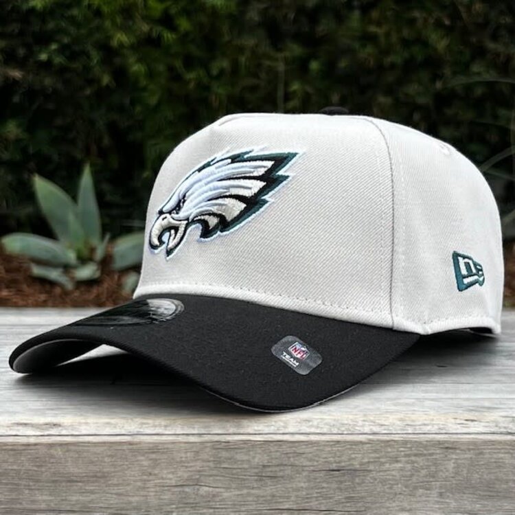 New Era Eagles Stone/Black Team 75 Seasons 940 A-Frame