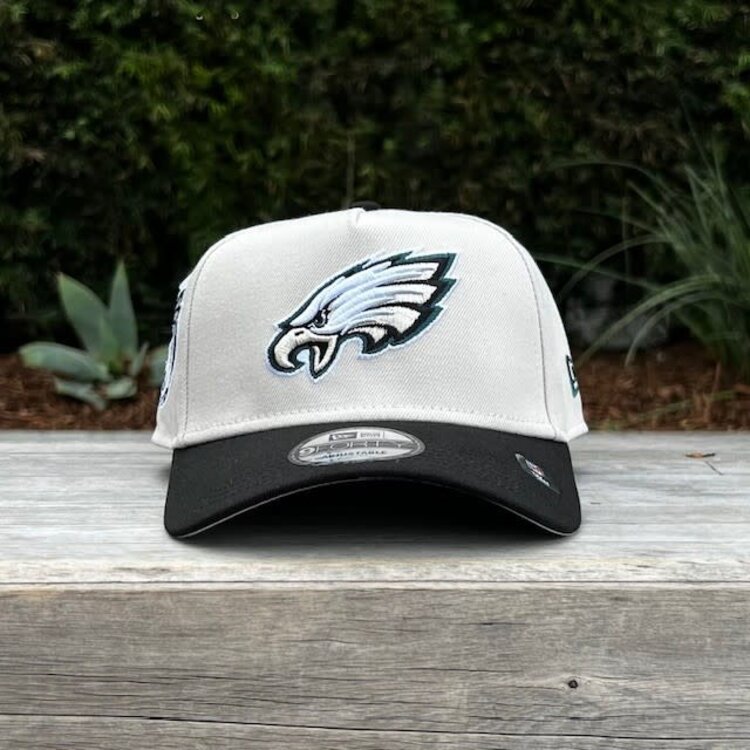 New Era Eagles Stone/Black Team 75 Seasons 940 A-Frame