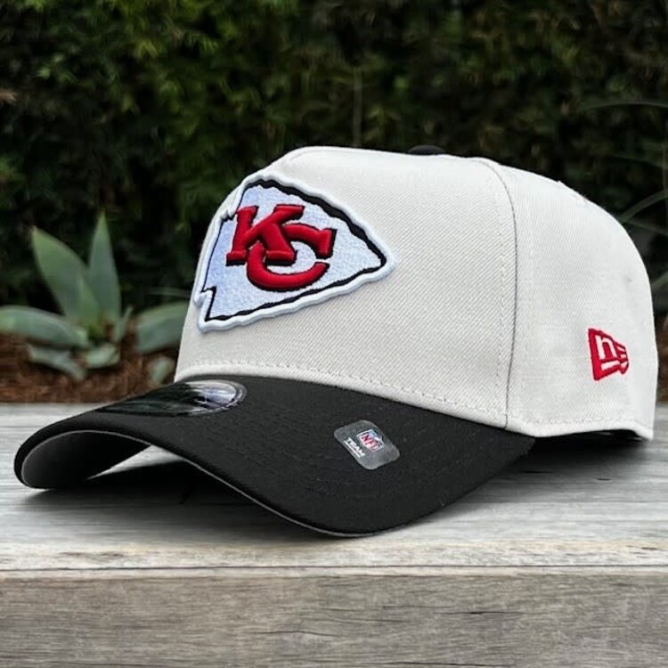 New Era Chiefs Stone/Black Team 50 Seasons 940 A-Frame