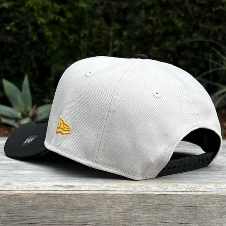 New Era Steelers Stone/Black Team 80 Seasons 940 A-Frame