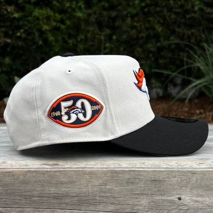 New Era Broncos Stone/Black Team 50th Anniversary 940 A-Frame