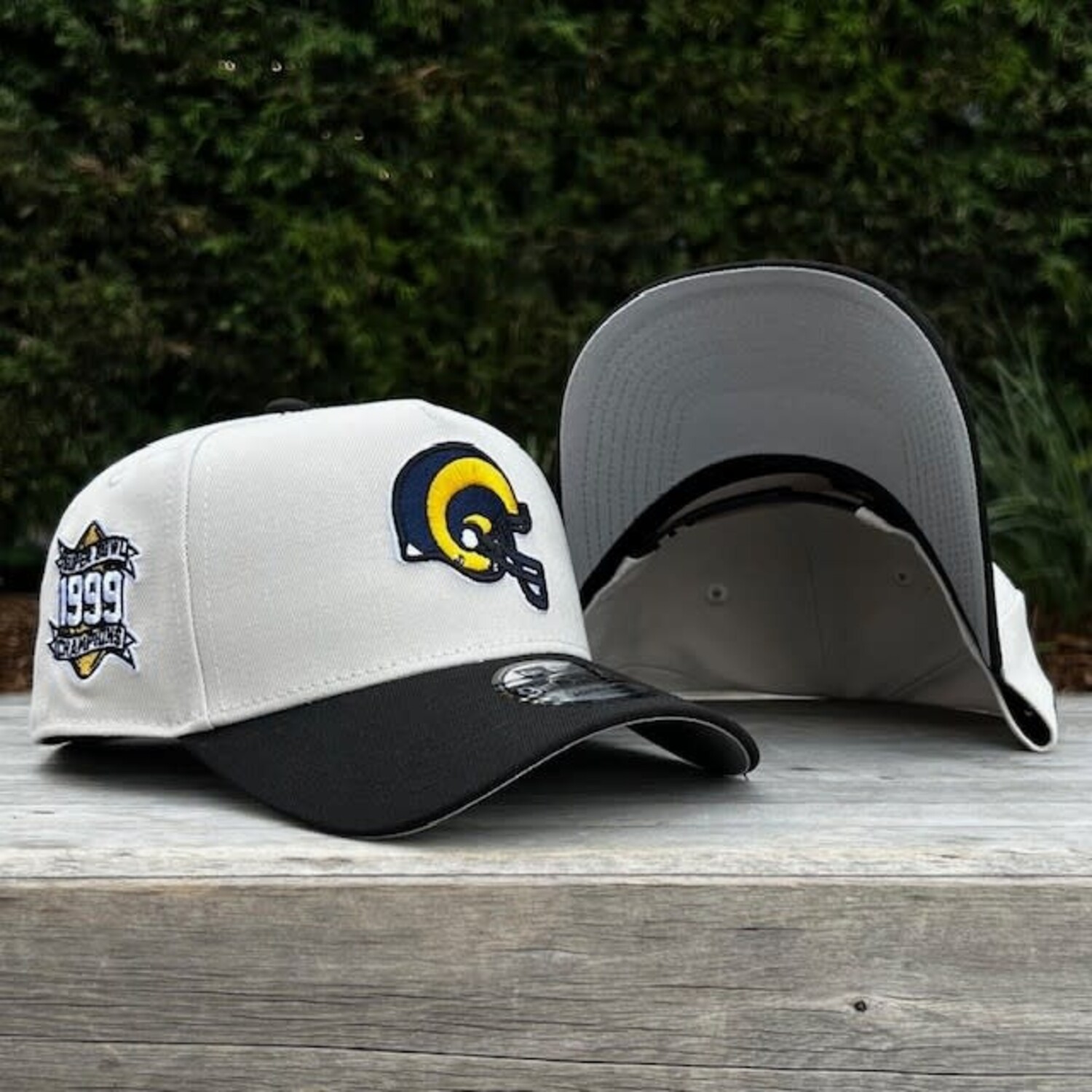 Rams Stone/Black Helmet 1999 SB Champions 940 A-Frame - The Locker