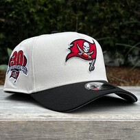 New Era Buccaneers Stone/Black Team 30 Seasons 940 A-Frame