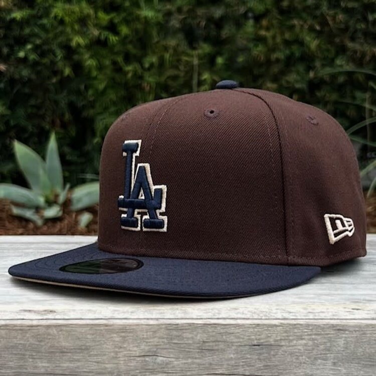 New Era LA Dodgers Dark Brown/Navy Outline 100 Years 950 Snapback