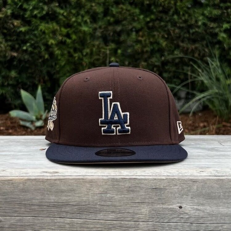 New Era LA Dodgers Dark Brown/Navy Outline 100 Years 950 Snapback