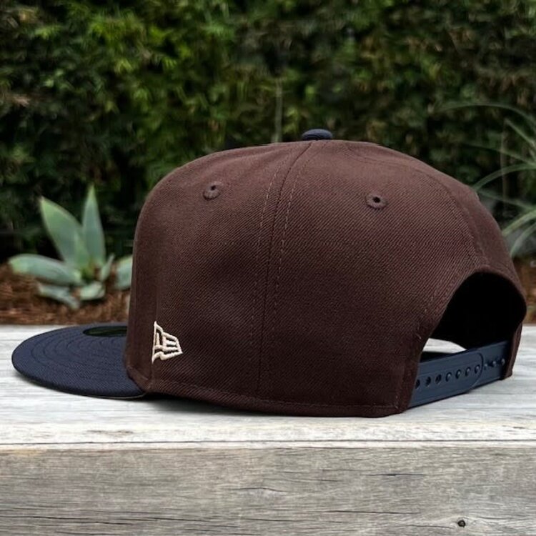 New Era LA Dodgers Dark Brown/Navy Outline 100 Years 950 Snapback