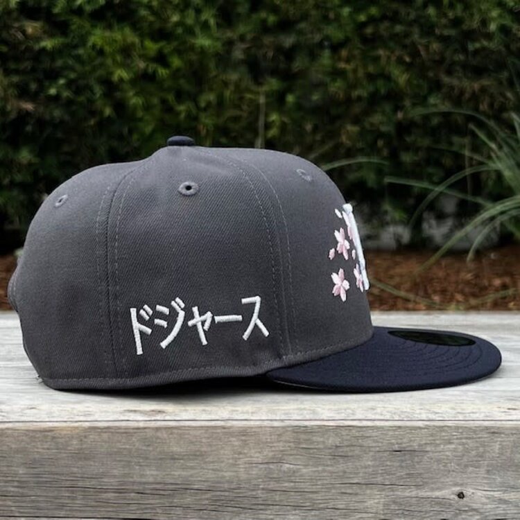 New Era LA Dodgers Graphite/Navy Cherry Blossom Kanji SP 950 Snapback