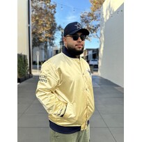 Mitchell and Ness Cowboys M&N Fashion Lightweight Satin Jacket Gold