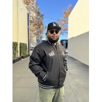 JH Design LA 24Champs Black Button Snap Poly-Twill