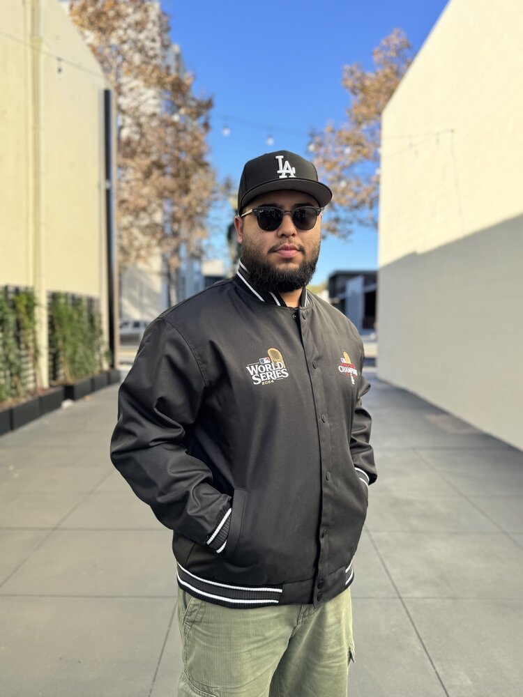 JH Design LA 24Champs Black Button Snap Poly-Twill