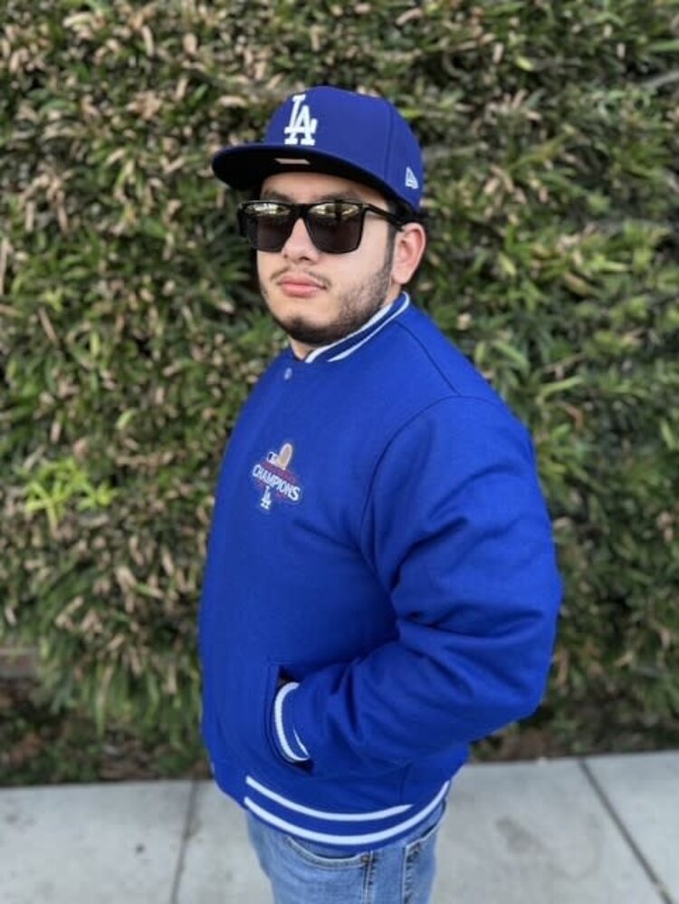 JH Design LA 2024 WS Champs Royal Button Snap Wool/Nylon Reversible Jacket