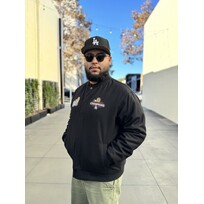 JH Design LA 2024 WS Champs Black Button Snap Wool/Nylon Reversible Jacket