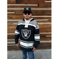 47 Brand Raiders 47 Brand Superior Lacer Pullover Hoodie