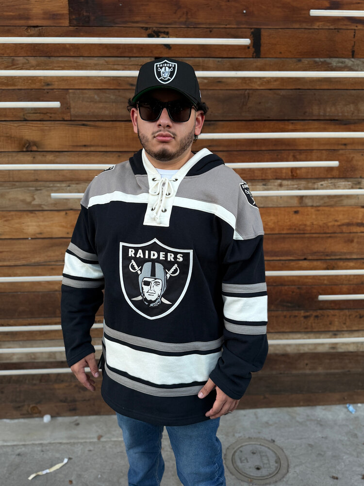 47 Brand Raiders 47 Brand Superior Lacer Pullover Hoodie