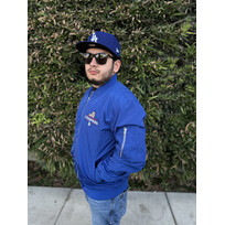 JH Design LA 2024 WS Champs Royal F/Z Bomber Jacket