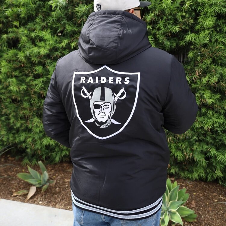 G-III Raiders M GIII Touchback Black Jacket