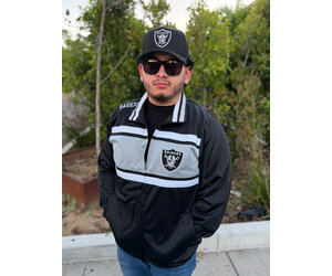 Raiders M GIII Off Tackle Track Jacket - The Locker Room of Downey
