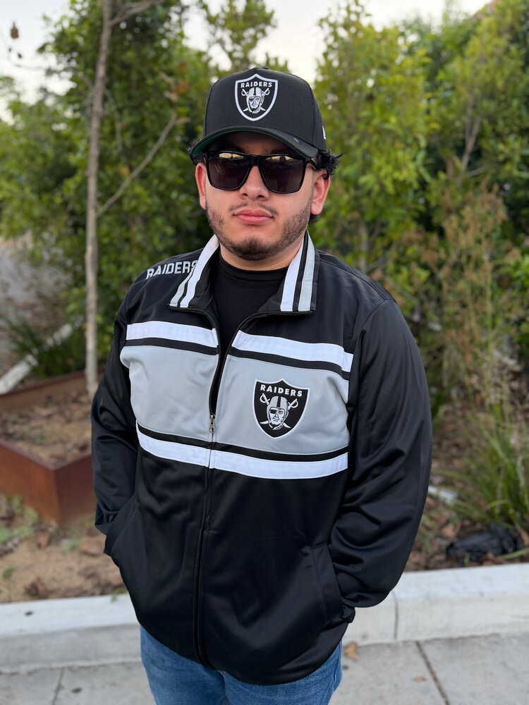 G-III Raiders M GIII Off Tackle Track Jacket
