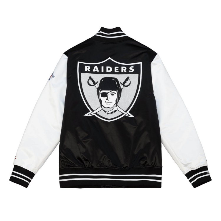 Mitchell and Ness Raiders M&N Origins Varsity Satin Jacket