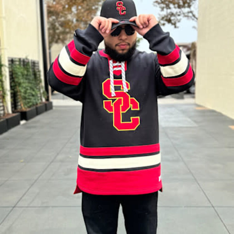 Mitchell and Ness USC Trojans M&N Heritage Lace-Up Crew