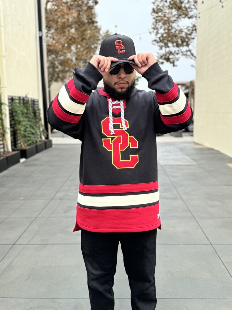 Mitchell and Ness USC Trojans M&N Heritage Lace-Up Crew