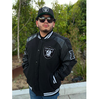 G-III Raiders M Quick Snap Jacket - Black