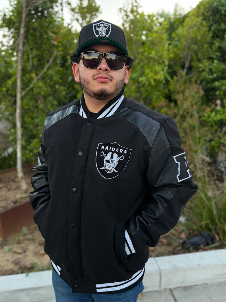 G-III Raiders M Quick Snap Jacket - Black