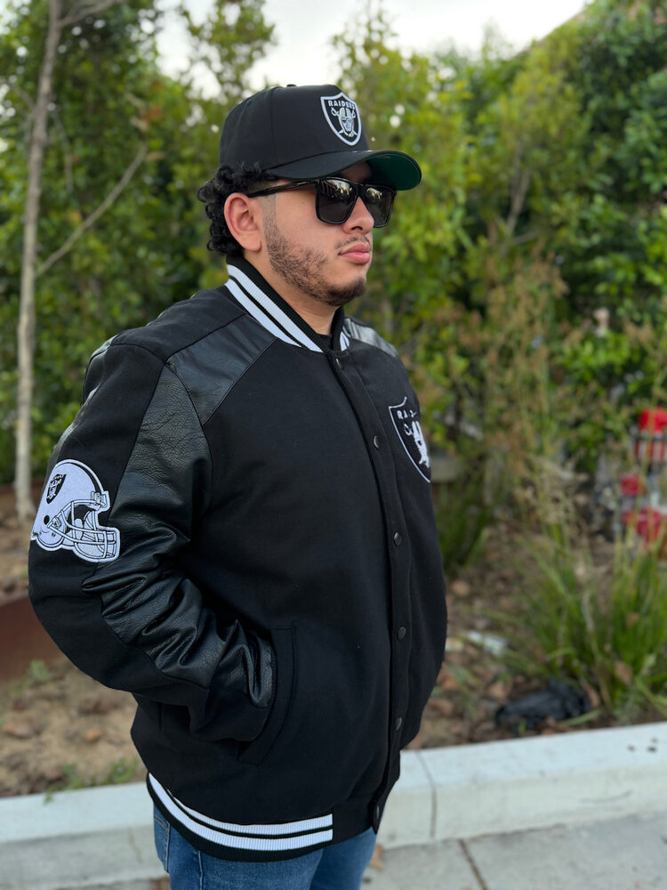 G-III Raiders M Quick Snap Jacket - Black