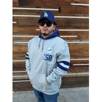 New Era LA Dodgers NE Gray Since 58 P/O Hoodie