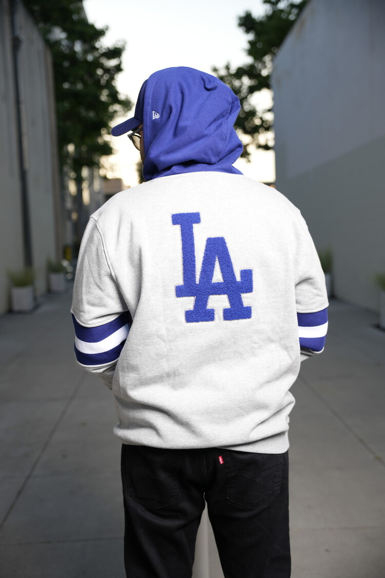 New Era LA Dodgers NE Gray Since 58 P/O Hoodie