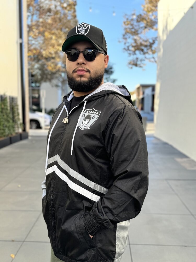 Mitchell and Ness Raiders Men's M&N Undeniable F/Z Windbreaker