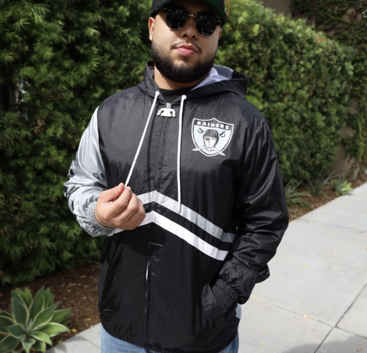Mitchell and Ness Raiders Men's M&N Undeniable F/Z Windbreaker