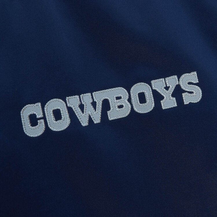 Mitchell and Ness Cowboys Men's M&N Heavyweight Satin  Navy