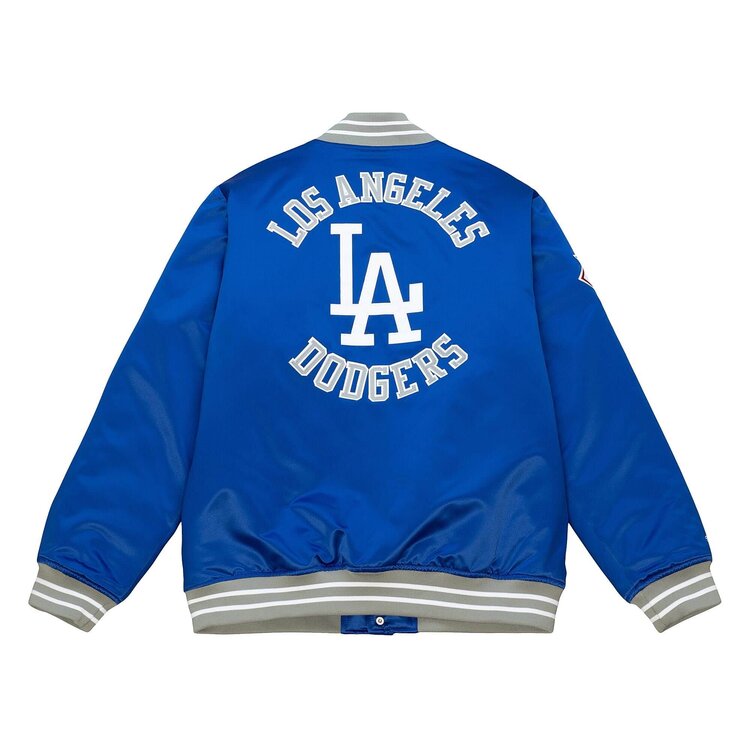Mitchell and Ness LA Dodgers M&N Heavyweight Satin Jacket Royal